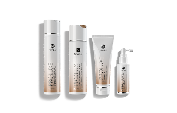Image display of the ProLuxe Hair Care System on a white background.